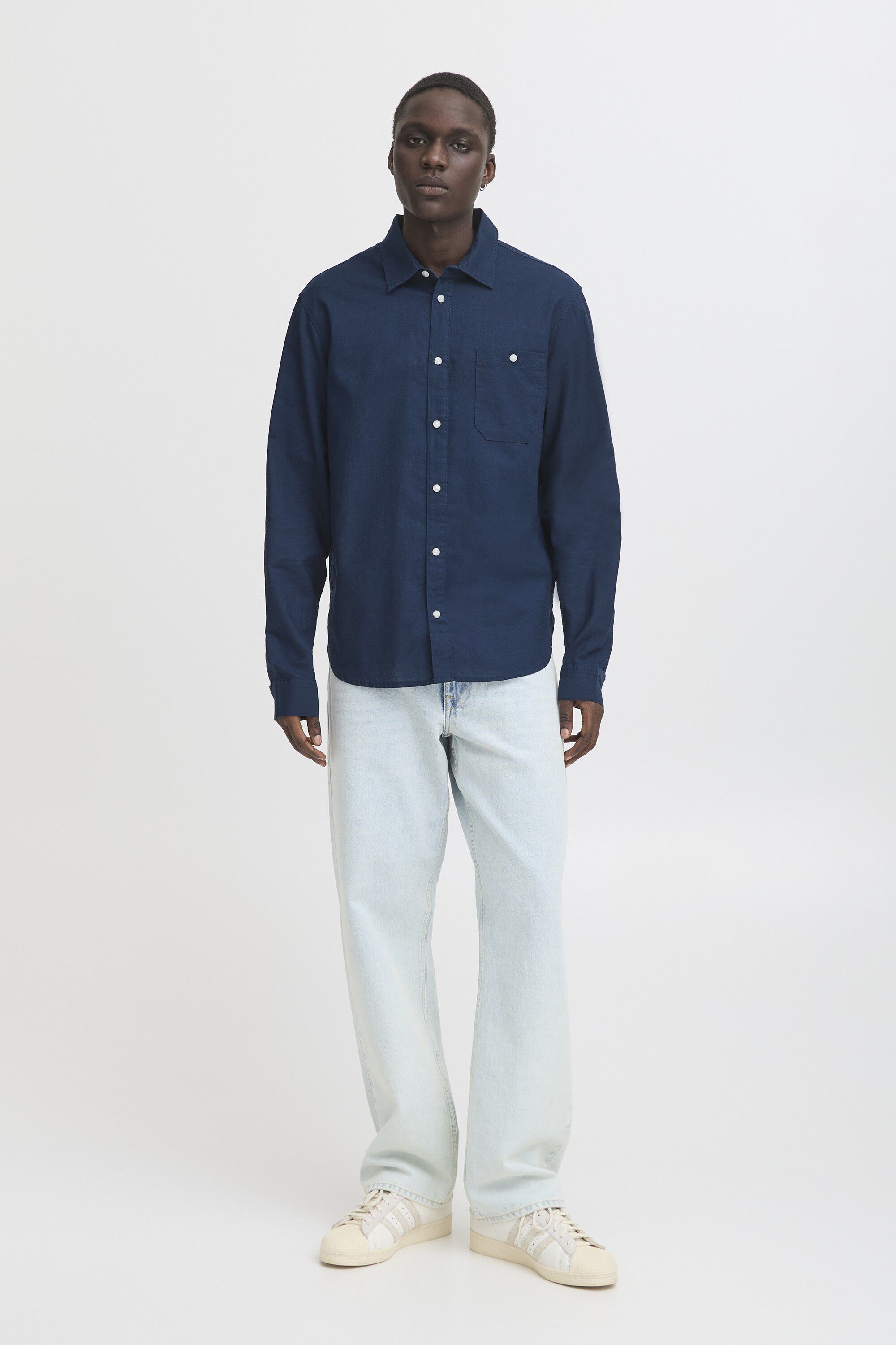 BHBAY linen LS shirt PP NOOS