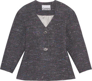 Fitted Wool Blazer