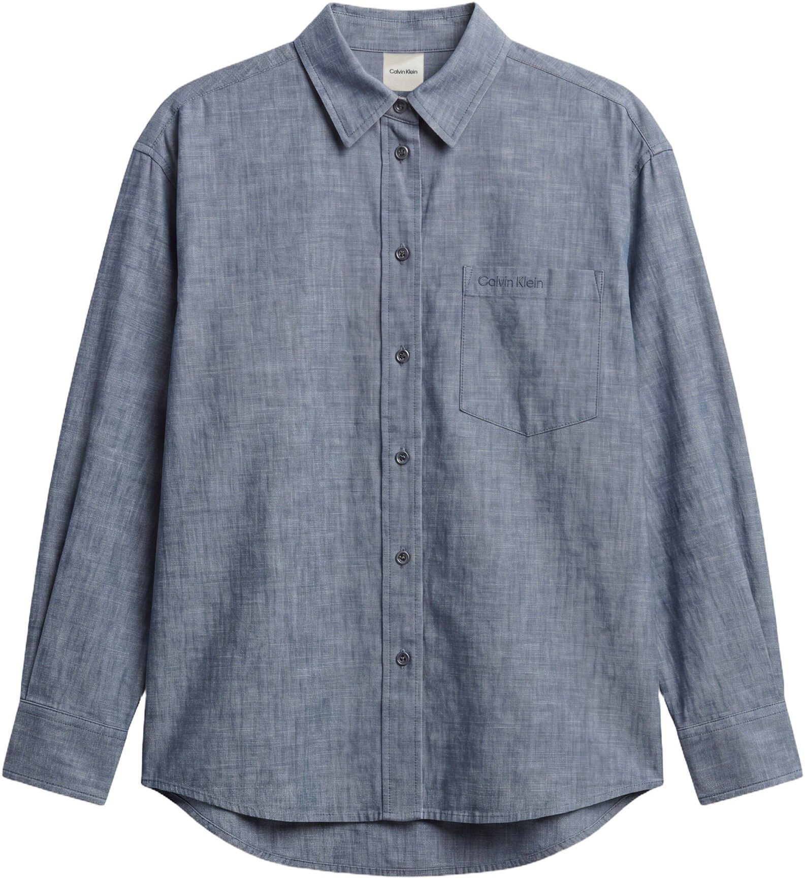 LS BUTTON DOWN- CHAMBRAY