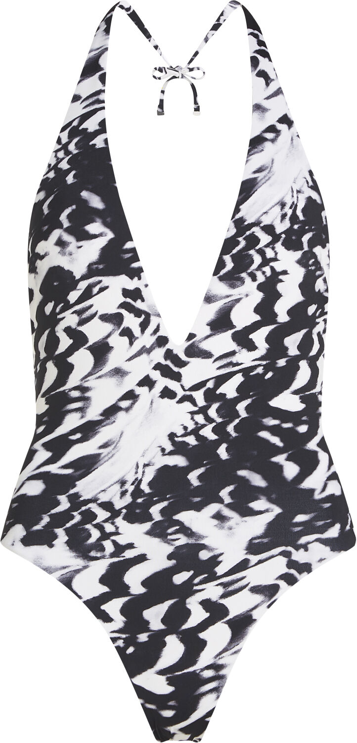 PLUNGE NECKLINE ONE PIECE