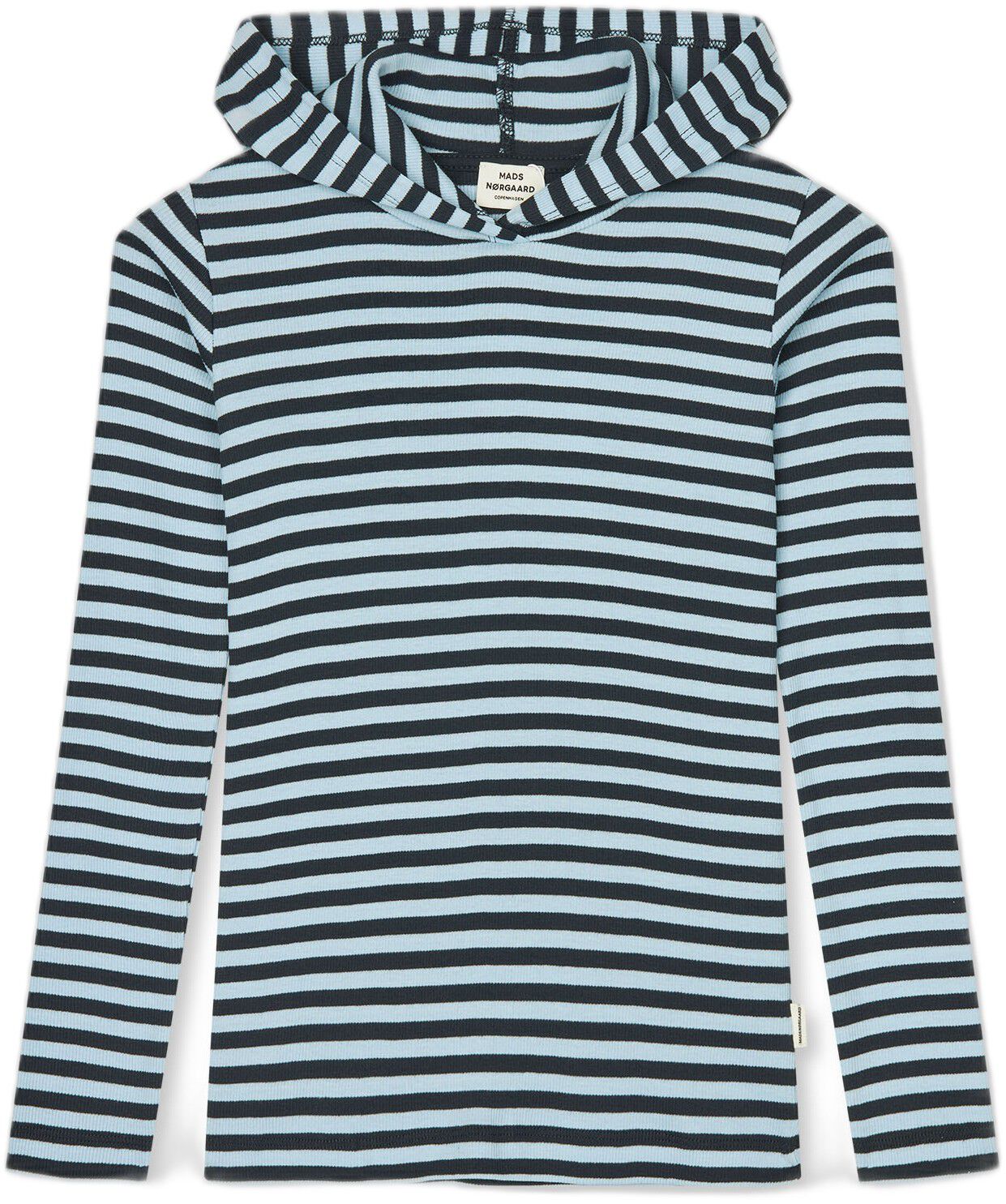2x2 Cotton Stripe Tally Hoodie