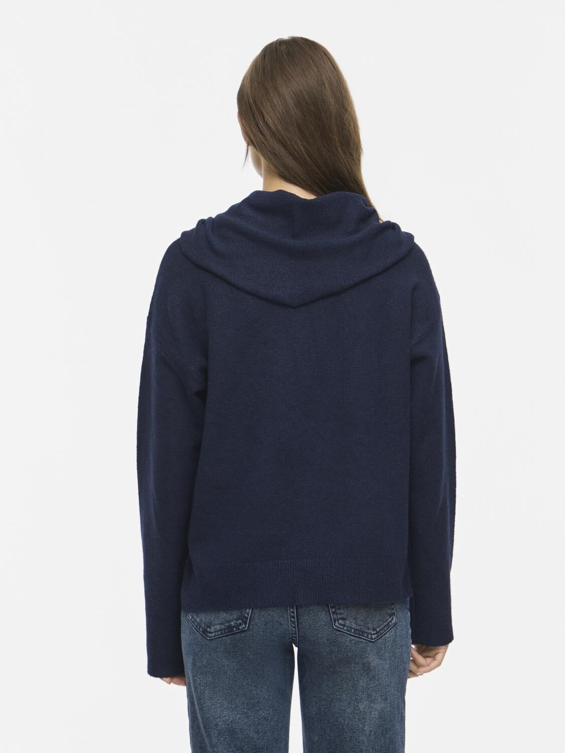 Nmsabrina L/S O-Neck Scarf Knit Top