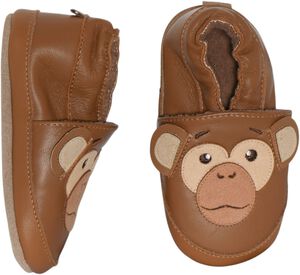 Monkey leather slippers