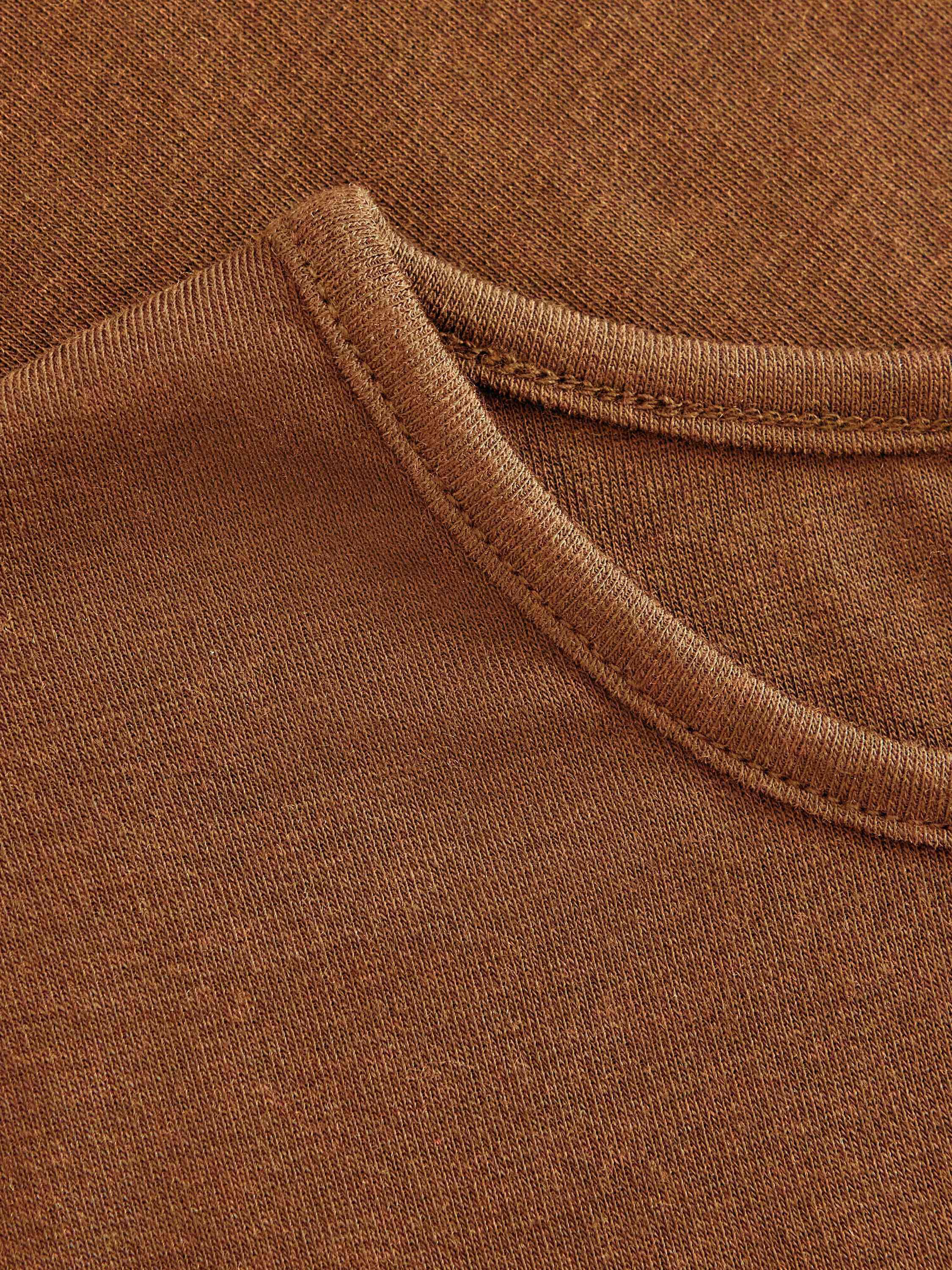 Bl&oslash;d gennemsigtig top i uldblandin