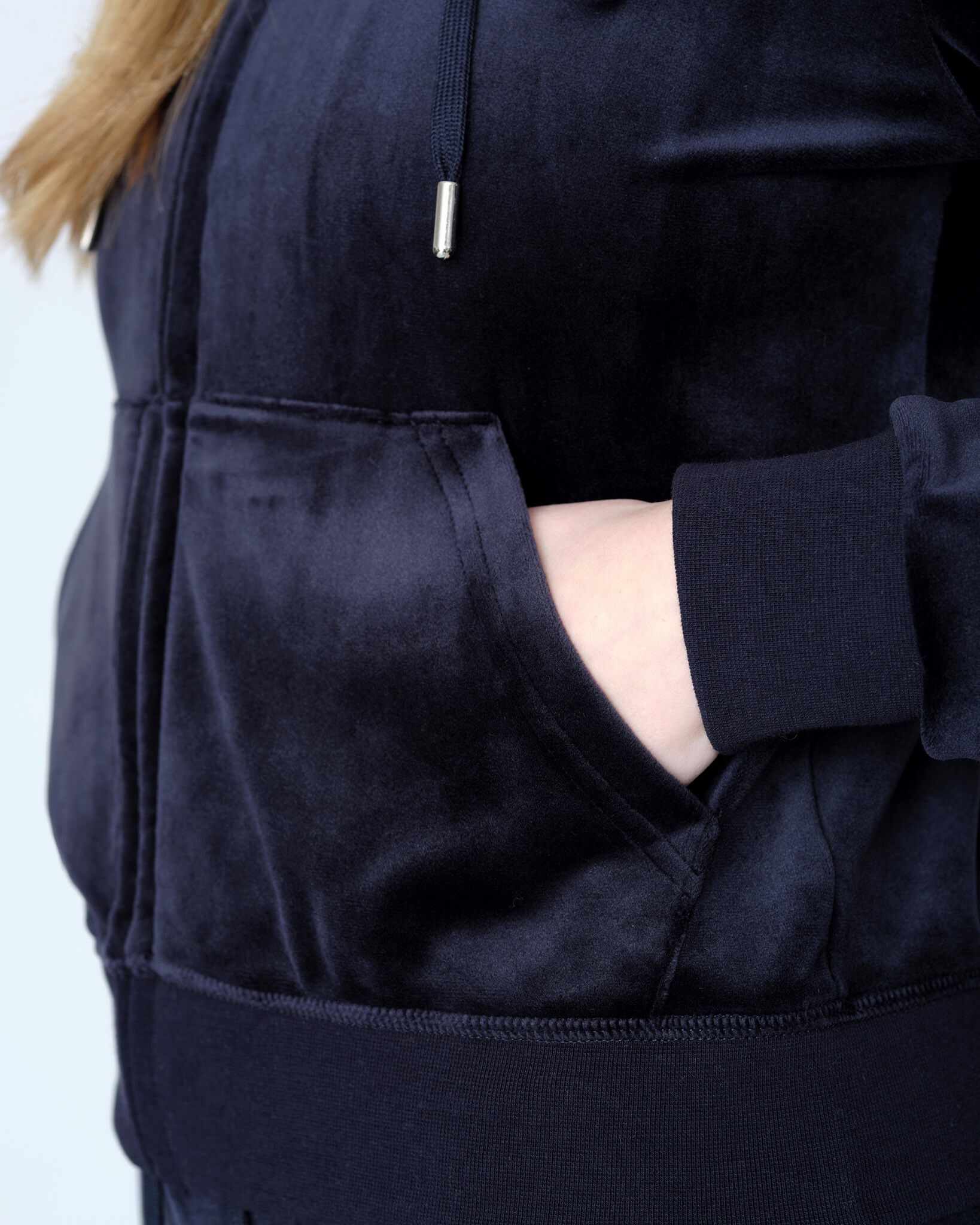 Robertson Classic Velour Zip Trough Hoodie