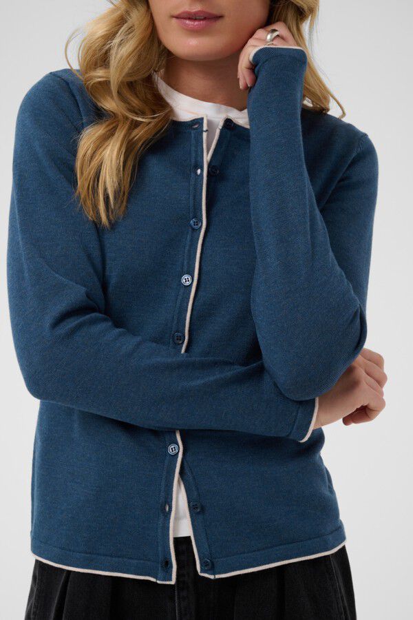 MilaSZ Contrast Stripe Cardigan