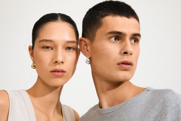 JUNIPER earrings silver-plated