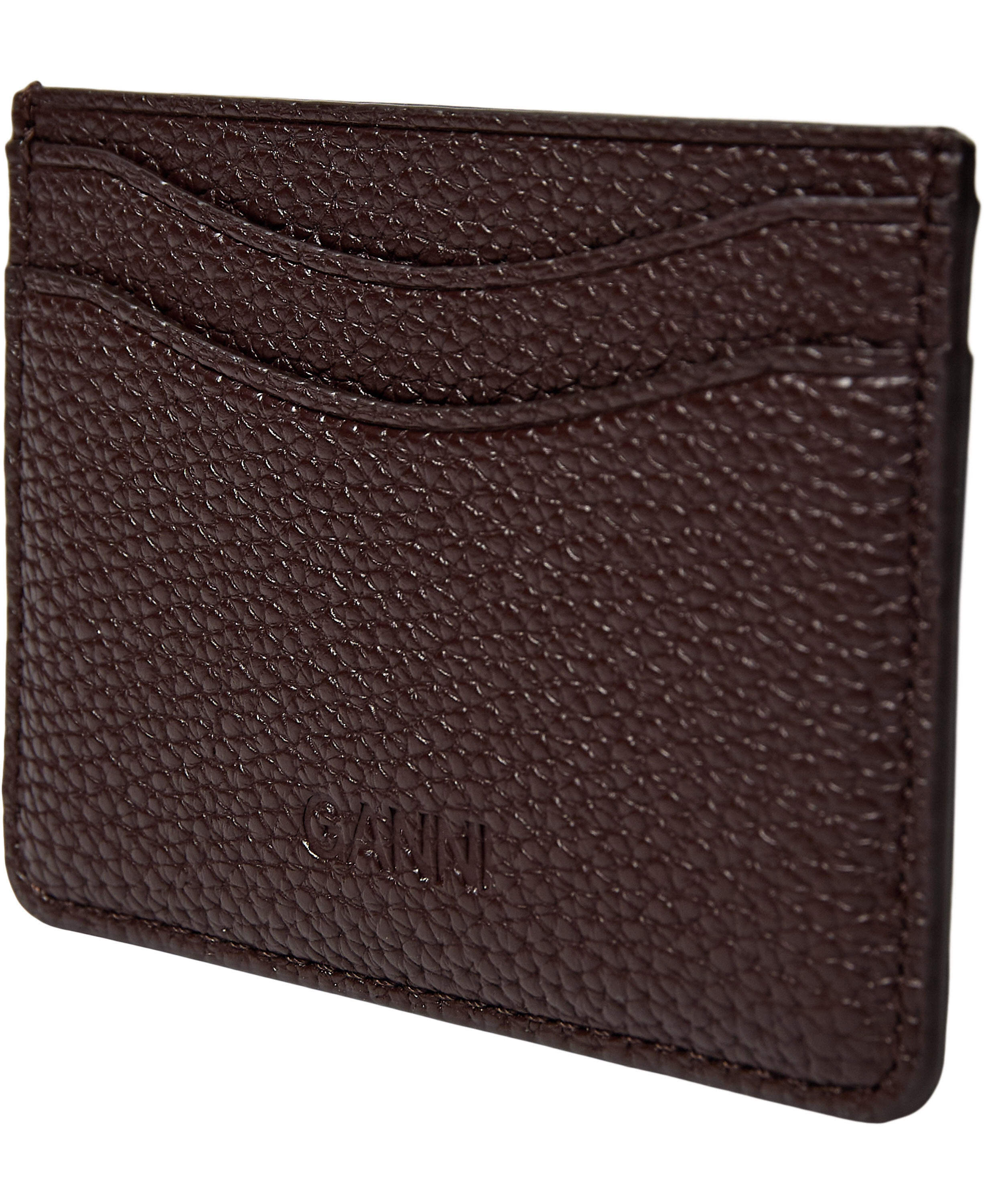 Ganni Card Holder Grained