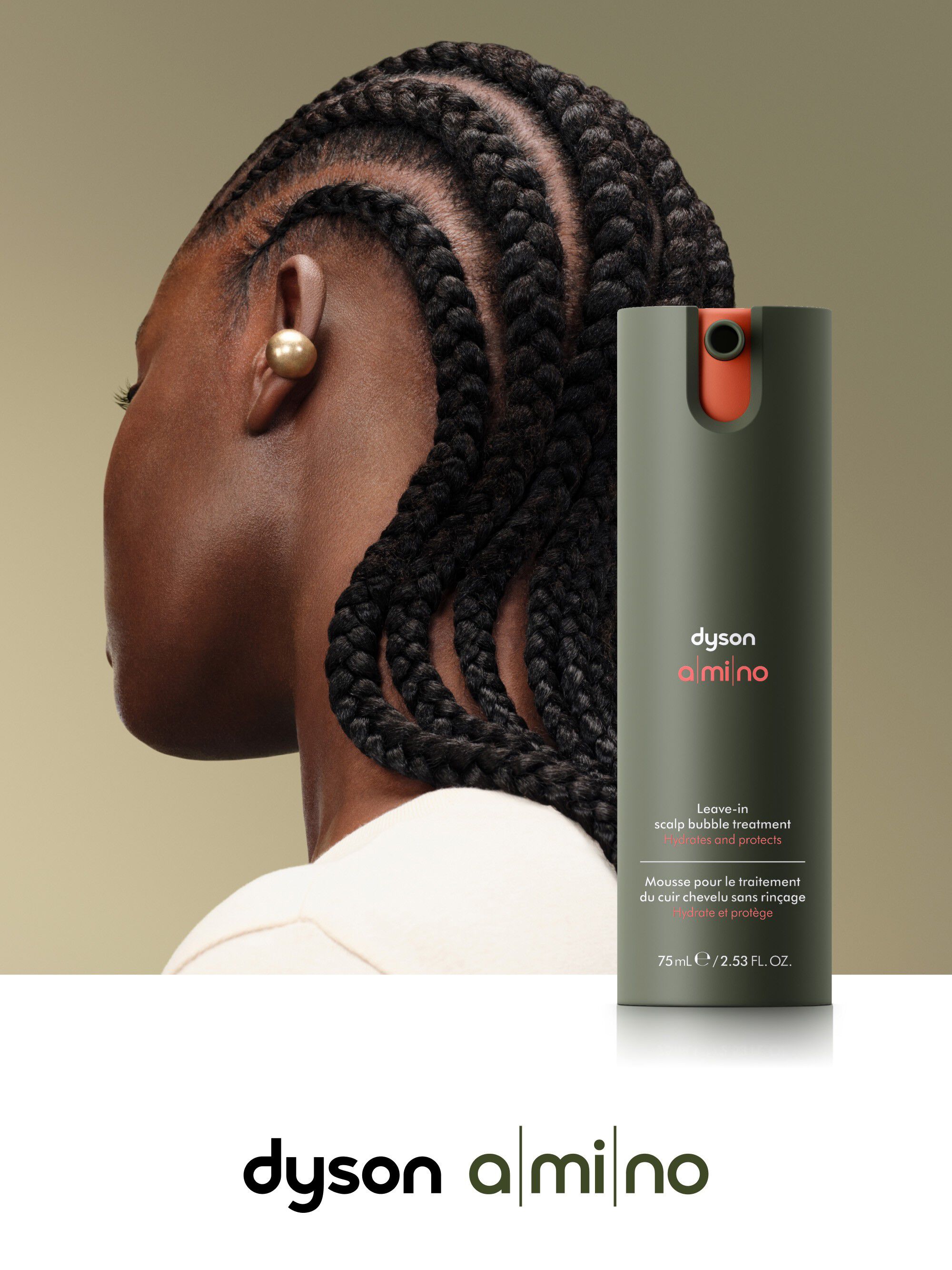 Dyson Amino leave-in scalp bubble treatment