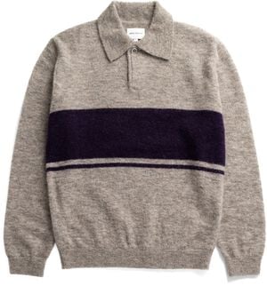 Gudme Baby Alpaca Stripe Polo