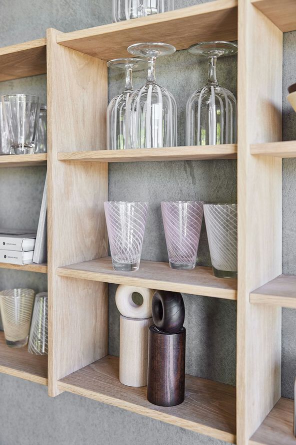 Yuka Groove Glas - Pakke med 2