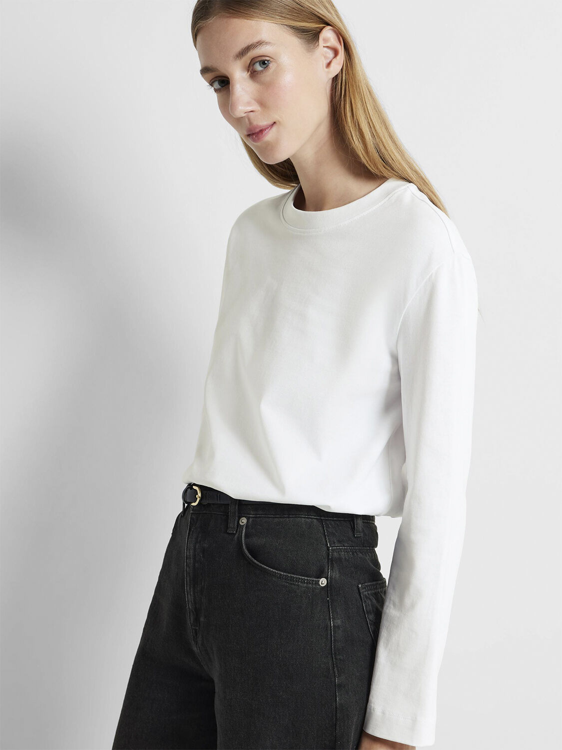 SLFESSENTIAL LS BOXY TEE NOOS
