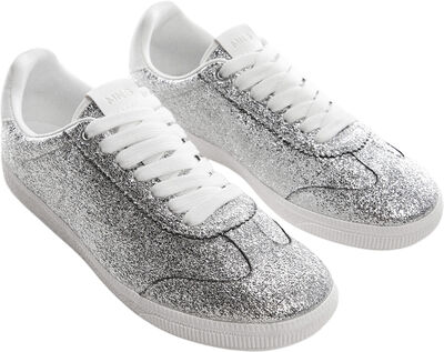 Lace glitter sneakers