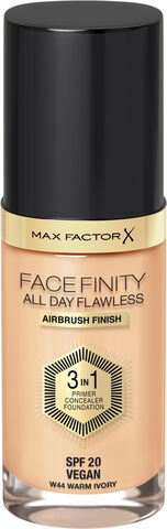 MAX FACTOR All Day Flawles 3in1 Foundation W44 Warm ivory