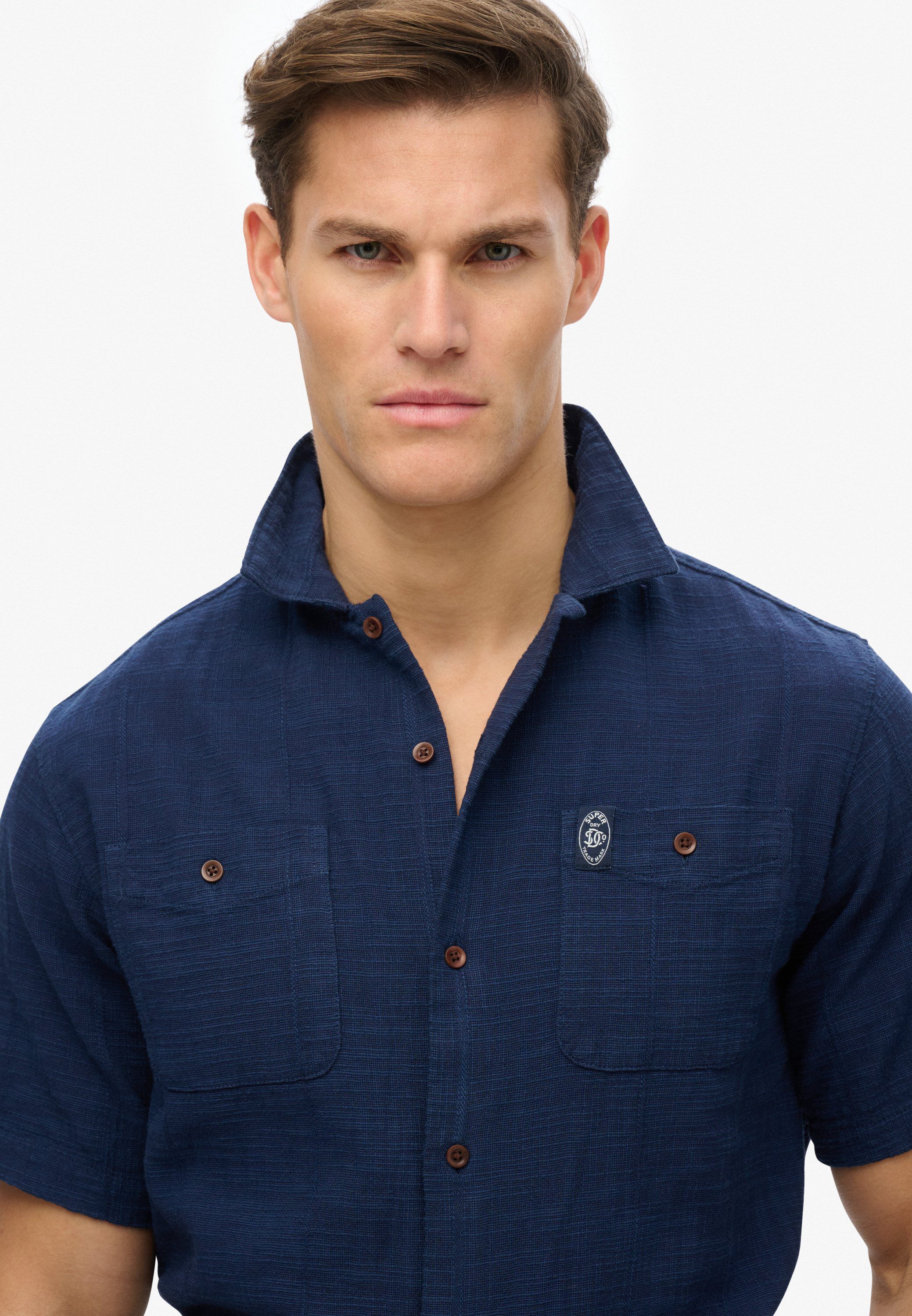 MERCHANT SS TEXTURED SHIRT