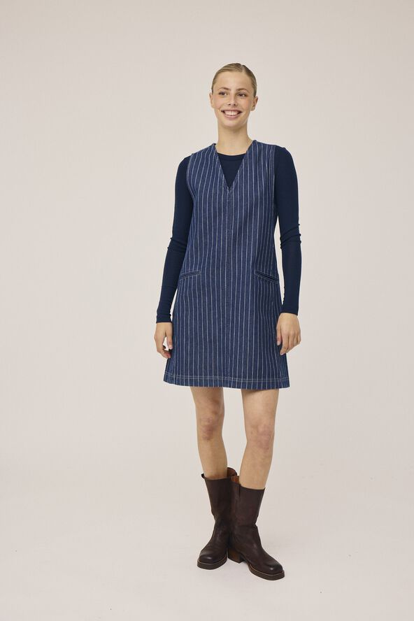 Cleo 15 Spencer denimkjole - 100% Økologisk bomuld GOTS