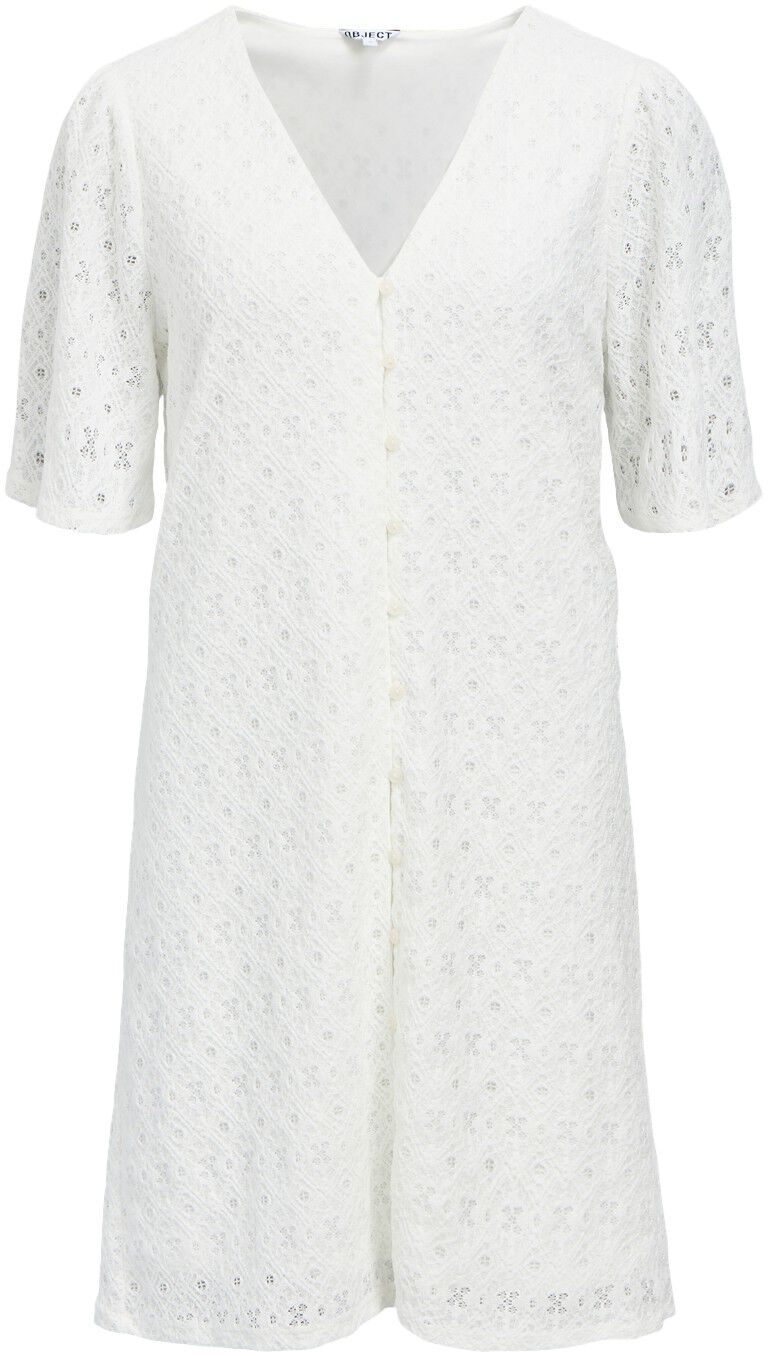 OBJLAILA 2/4 RE V-NECK DRESS NOOS