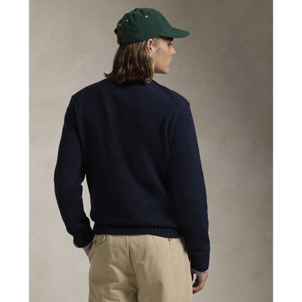 Polo Bear Cotton-Linen Sweater