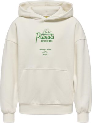 OSJPEANUTS BACK OVZ LS LIC HOODIE S