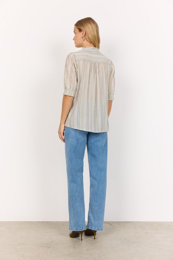 SC-PATTI 1 Bluse Støvet Grøn