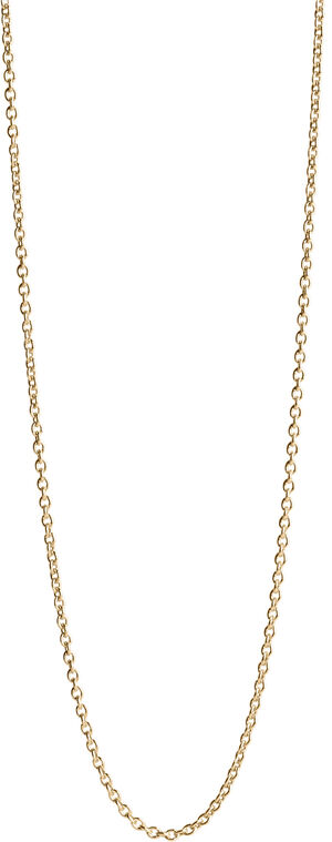 Anchor Chain, gold plated sterling silver - 42 CM