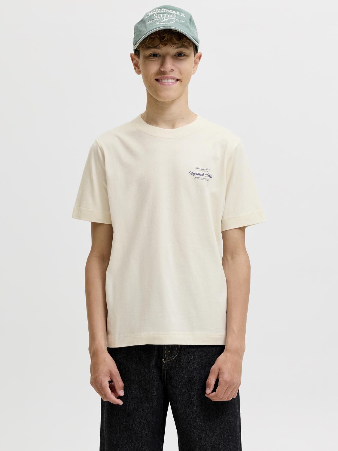 Jornorrebro Typo Tee Ss Crew Neck Sn Jnr