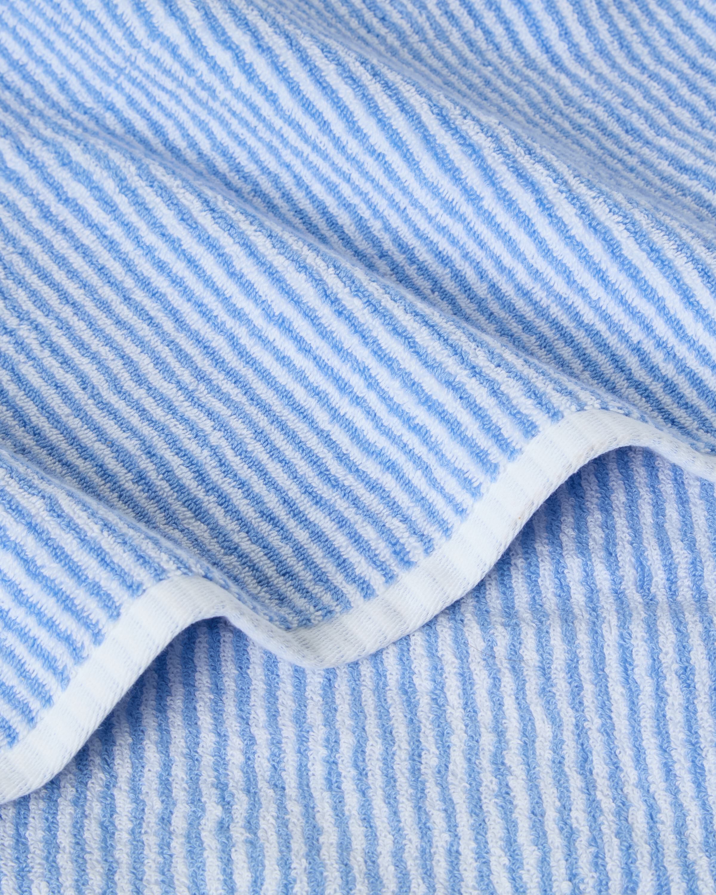 Original Towel White/Blue Striped