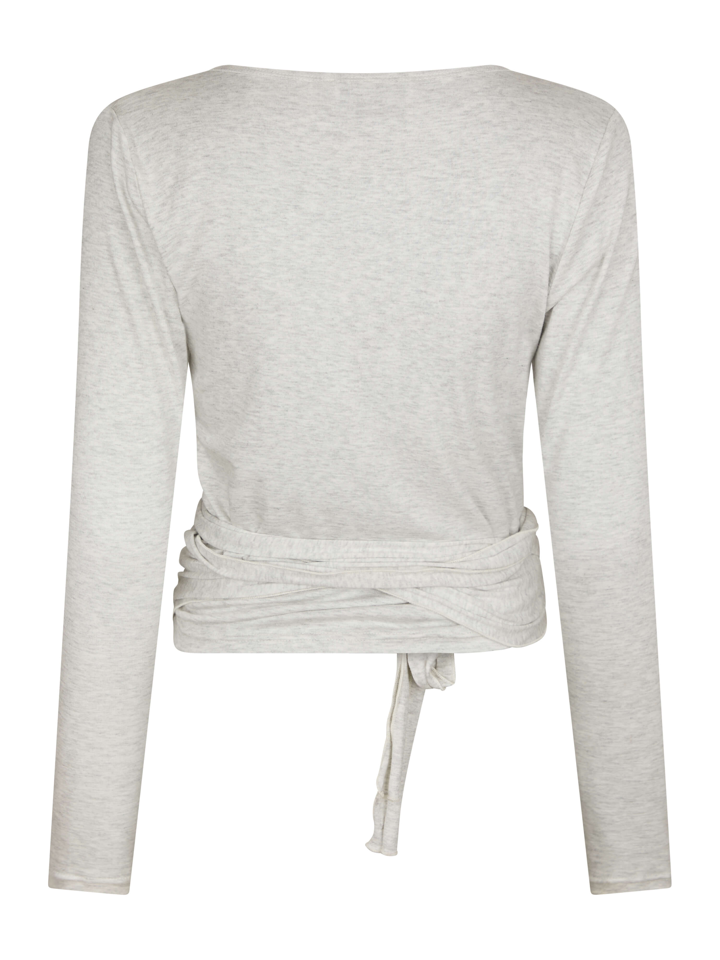 Nia Jersey Wrap Blouse