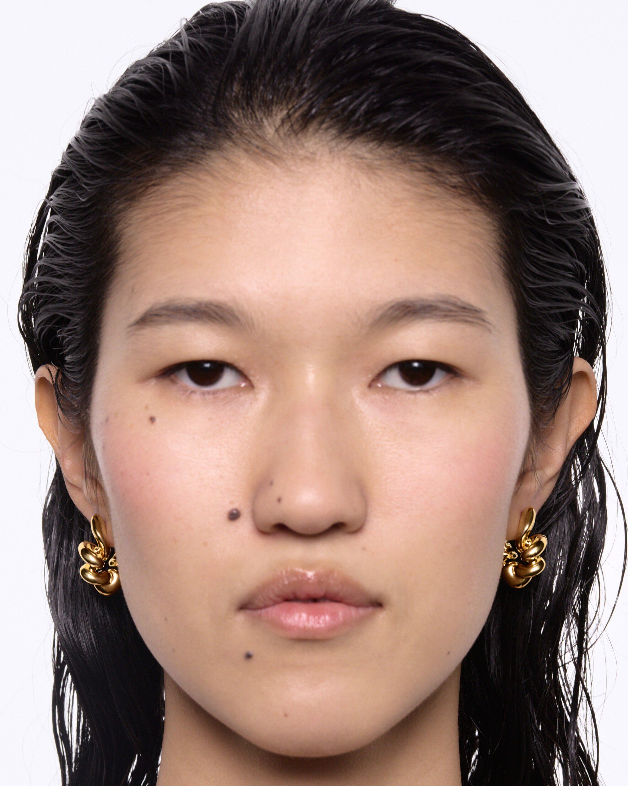 Coil Hoops Medium Gold - PAIR