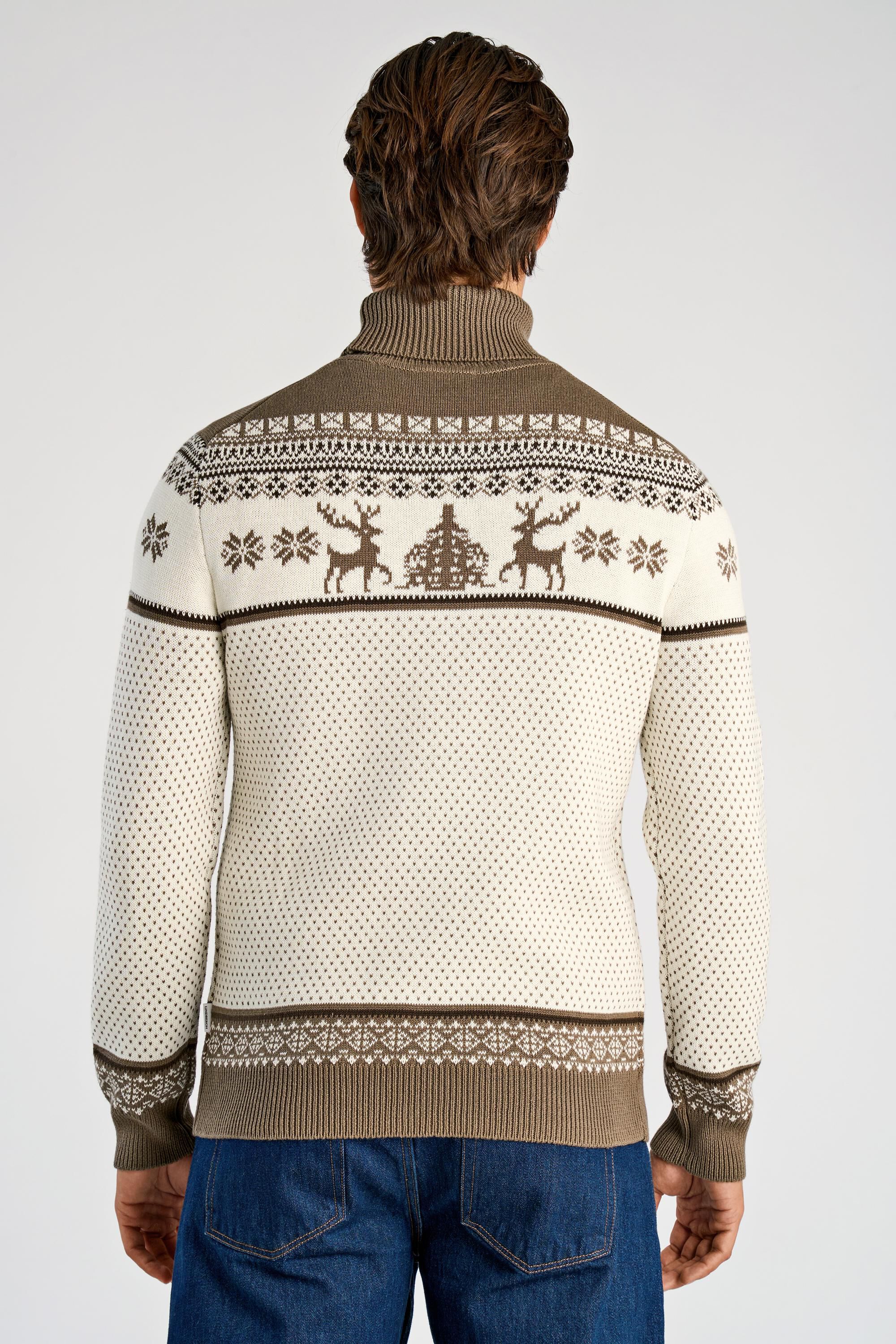 Jacquard holiday knit
