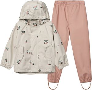 Pedia Rainwear Set Peach / Sea shel