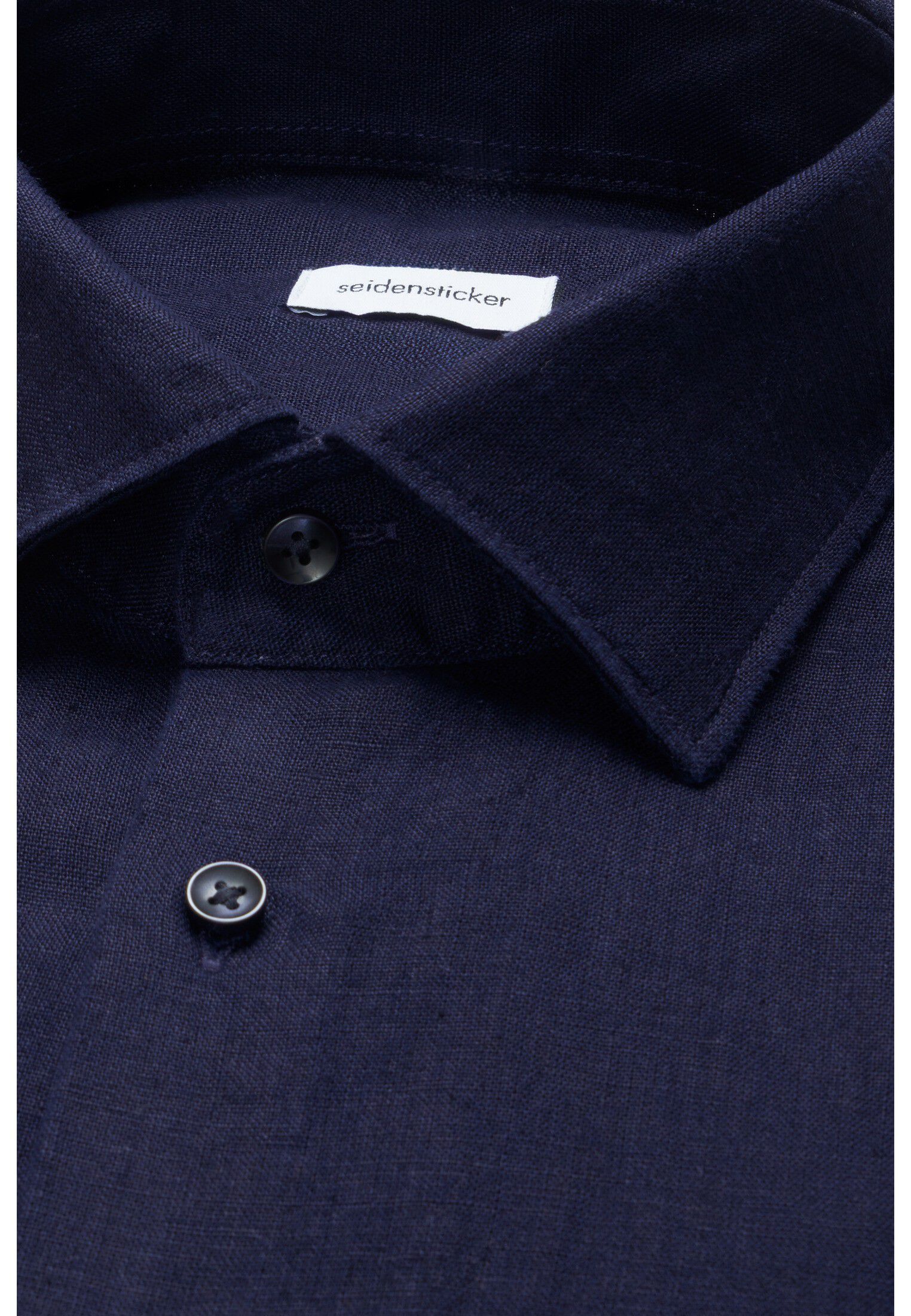 Linen shirt Slim 1/1 Kent-Collar Uni