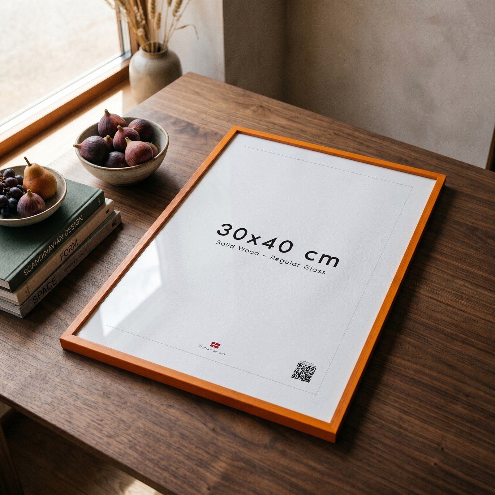 Orange Wood Frame