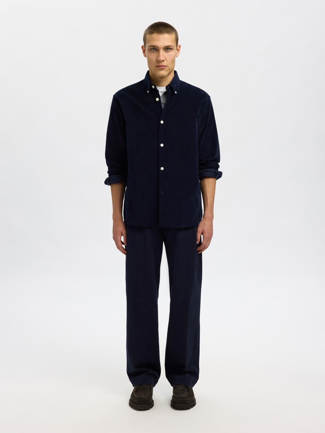 Slmregcole Danni Cord Bd Ls Shirt Noos
