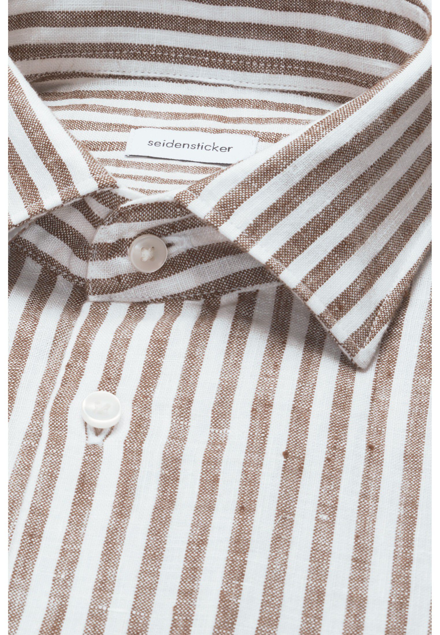 Linen shirt Slim 1/1 Kent-Collar Stripes