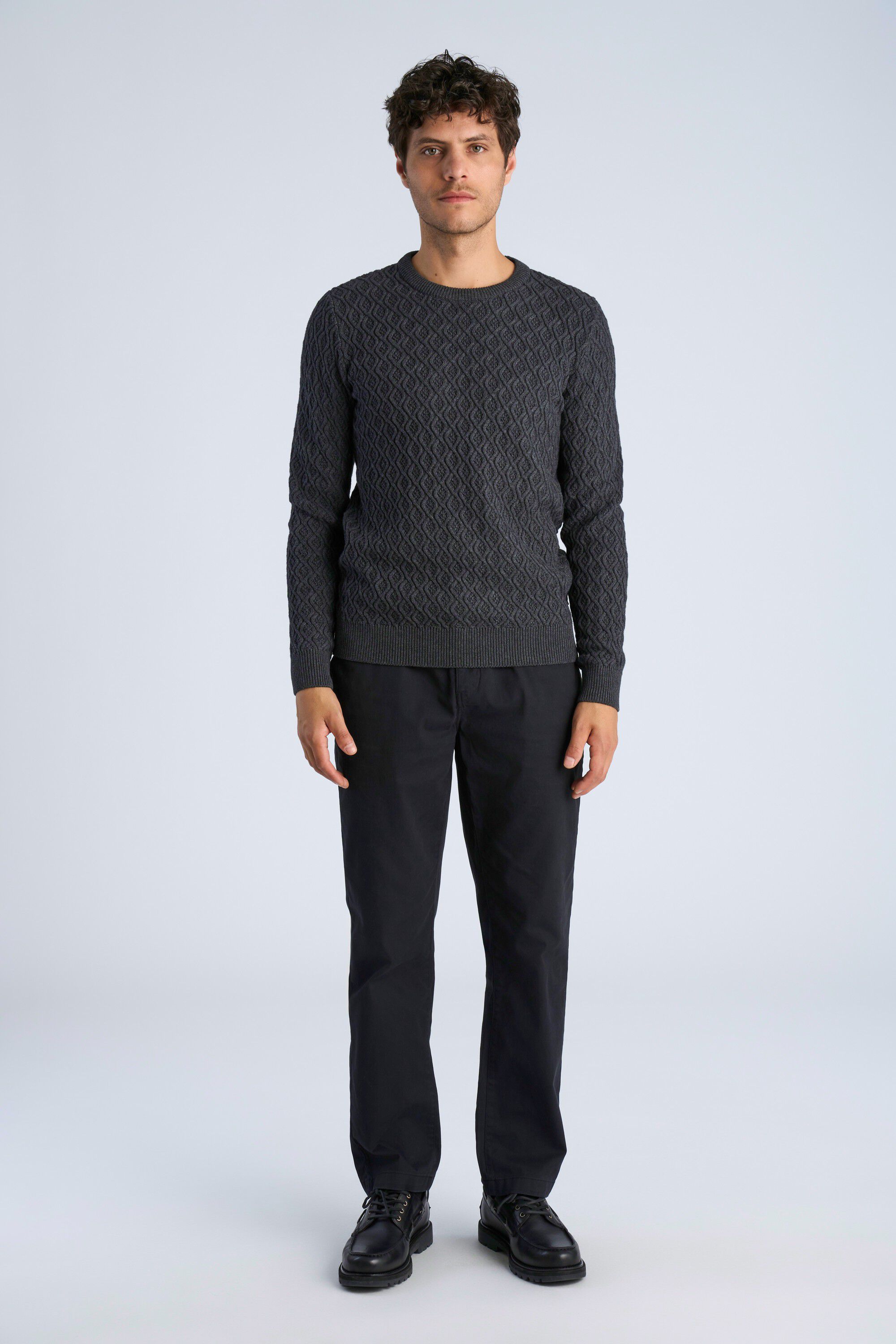Recycle structure knit jumper
