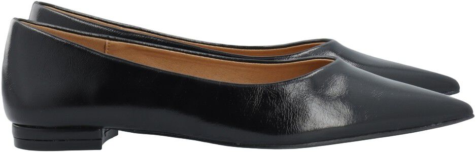 BIABARI Pointy Flat Faux Leather
