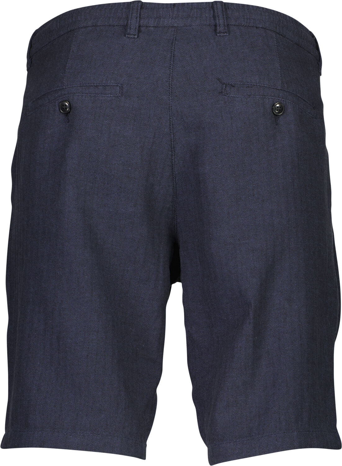 Linen blend herringbone shorts