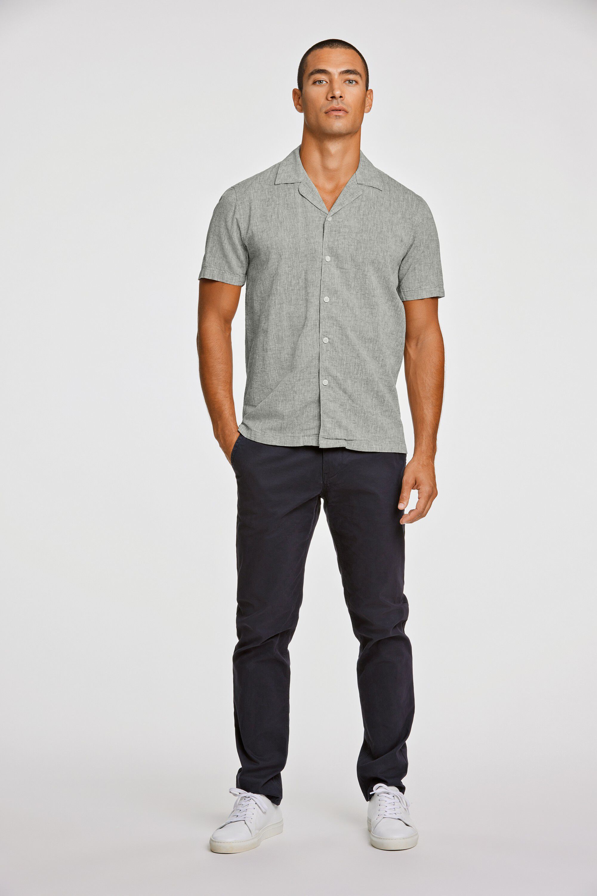 Casual linen blend resort S/S