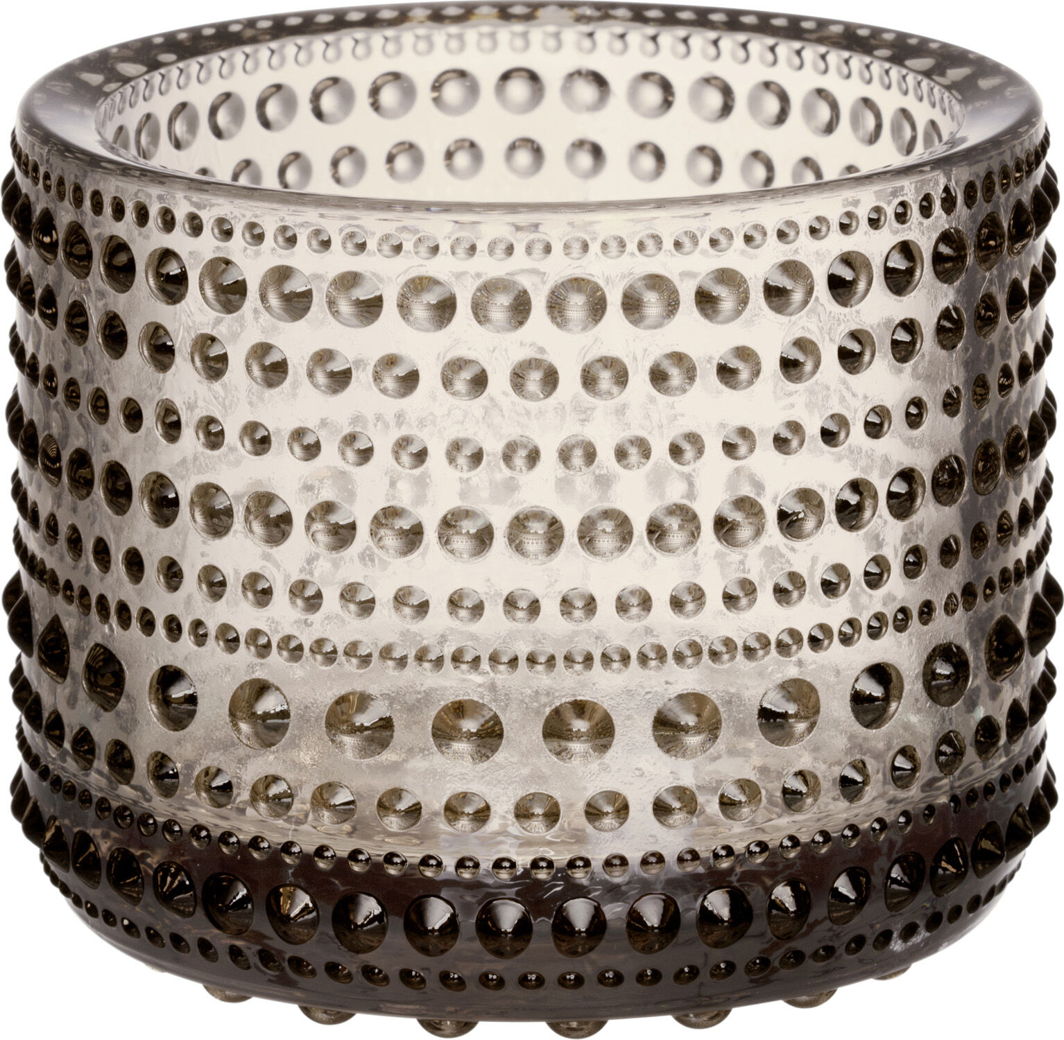 Kastehelmi 6,4 cm lysestage - linen