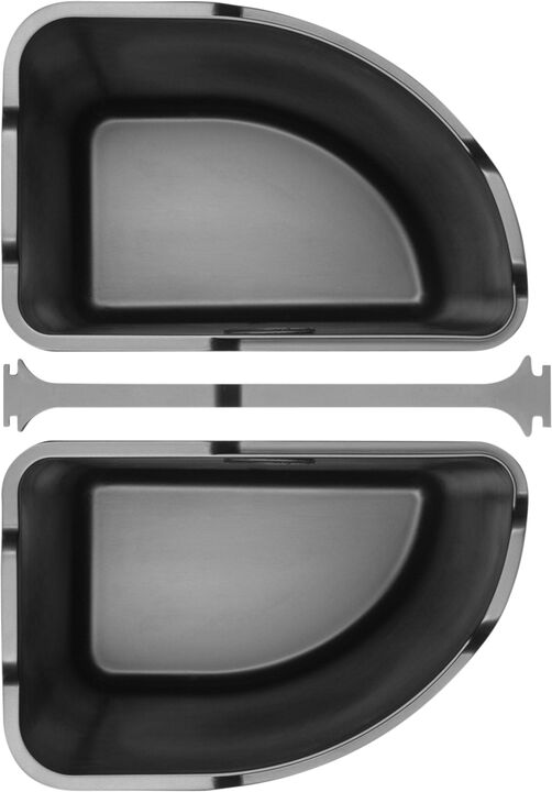 Indsats til Multi Collector Affaldssystem (2 stk. mat sort 12L)