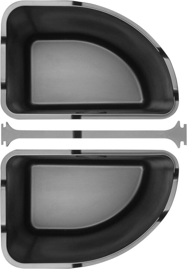 Indsats til Multi Collector Affaldssystem (2 stk. mat sort 12L)