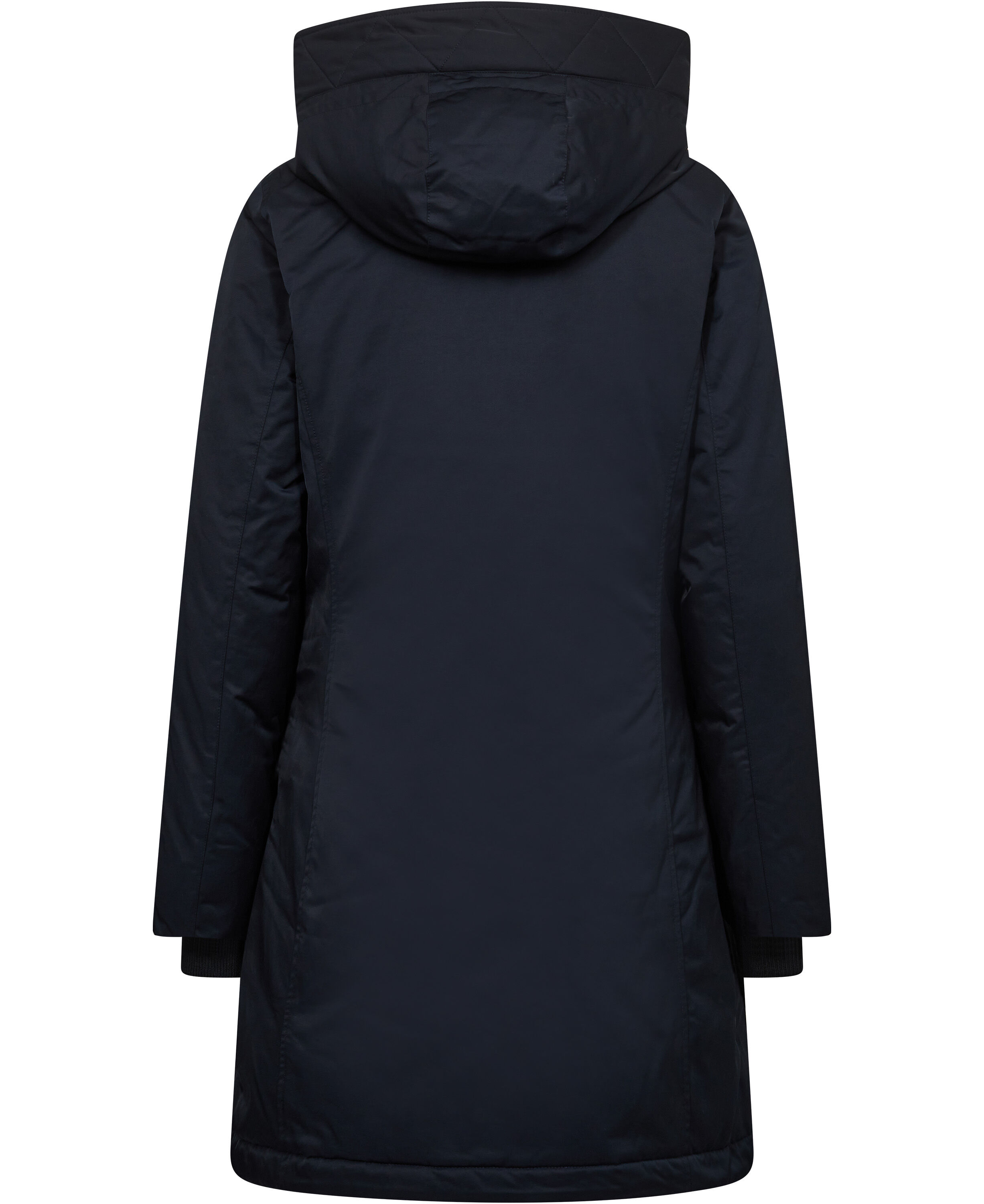 NYLON MIX PADDED HOODED PARKA