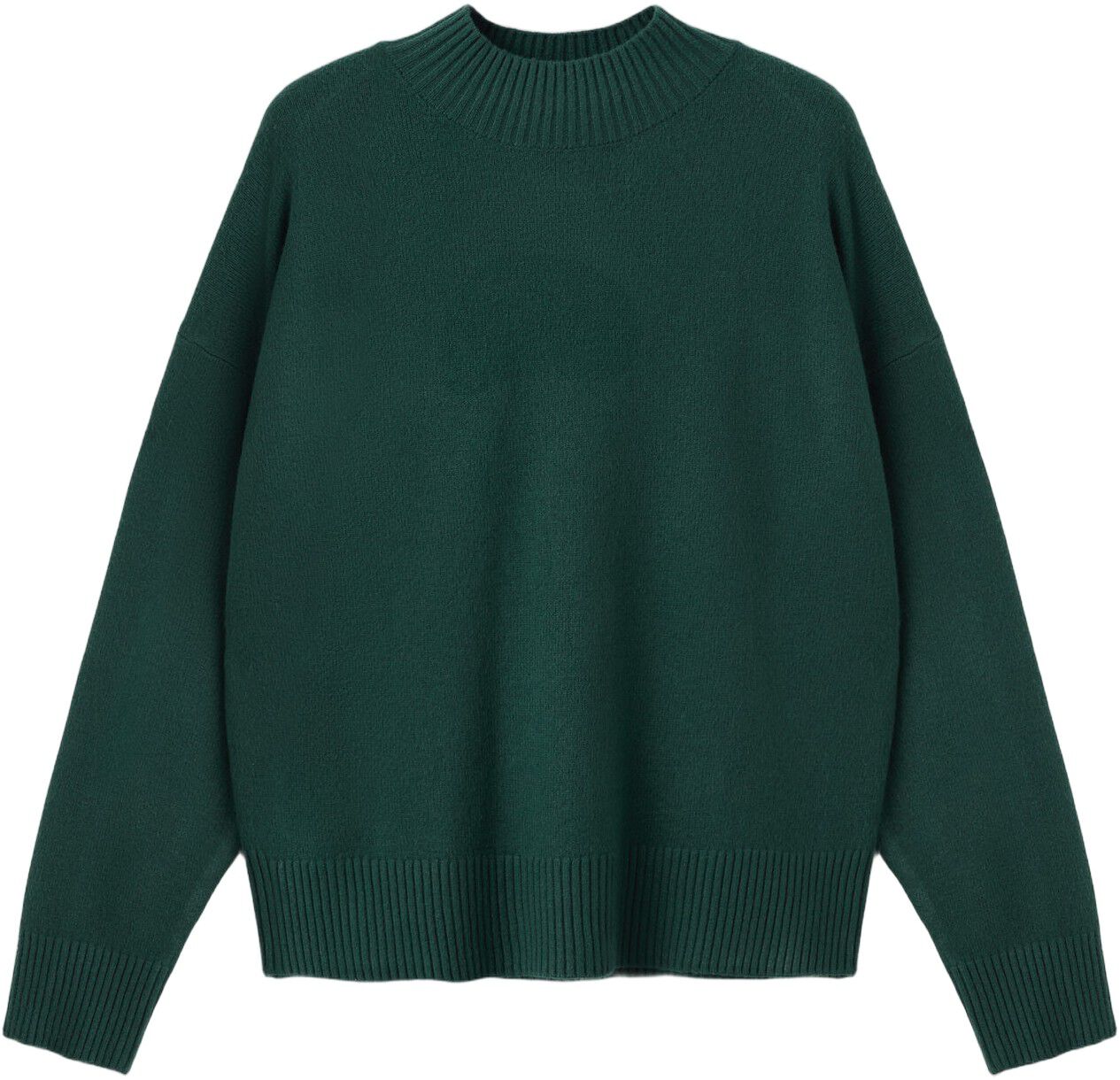 Ribbed turtleneck sweater