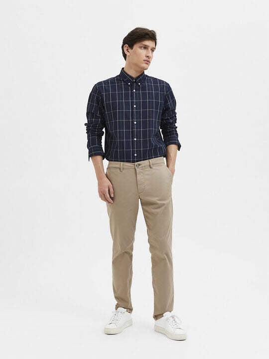 SLHSLIM-NEW MILES 175 FLEX CHINO W