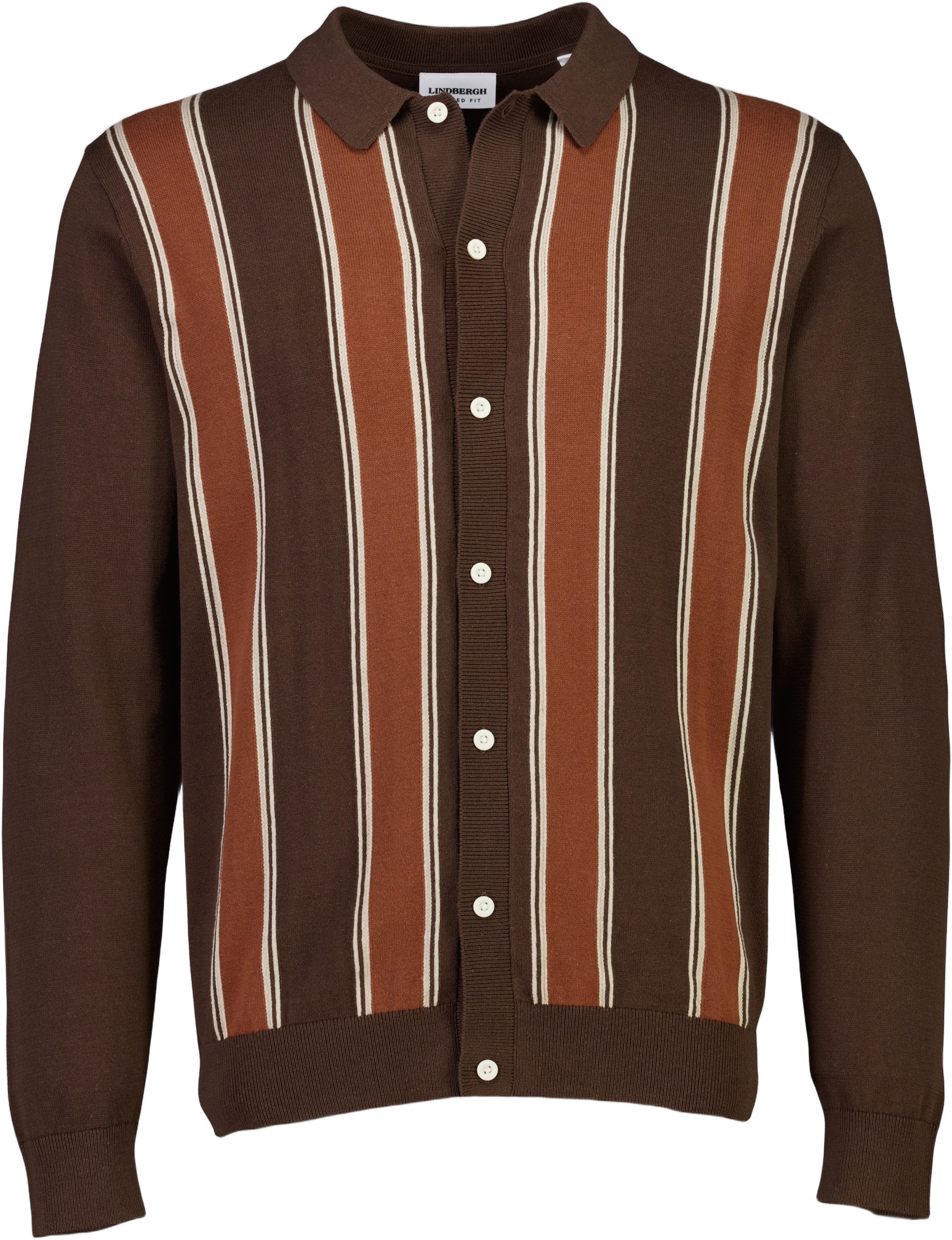 Knitted polo cardigan L/S