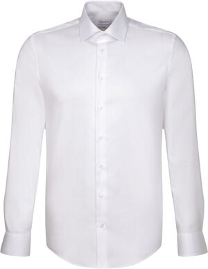 Business Shirt Slim Long sleeve Kent-Collar Uni