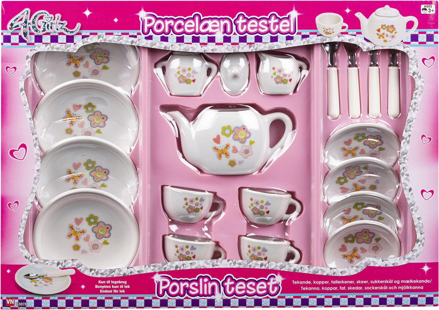 4-GIRLZ TES&AElig;T I PORCEL&AElig;N