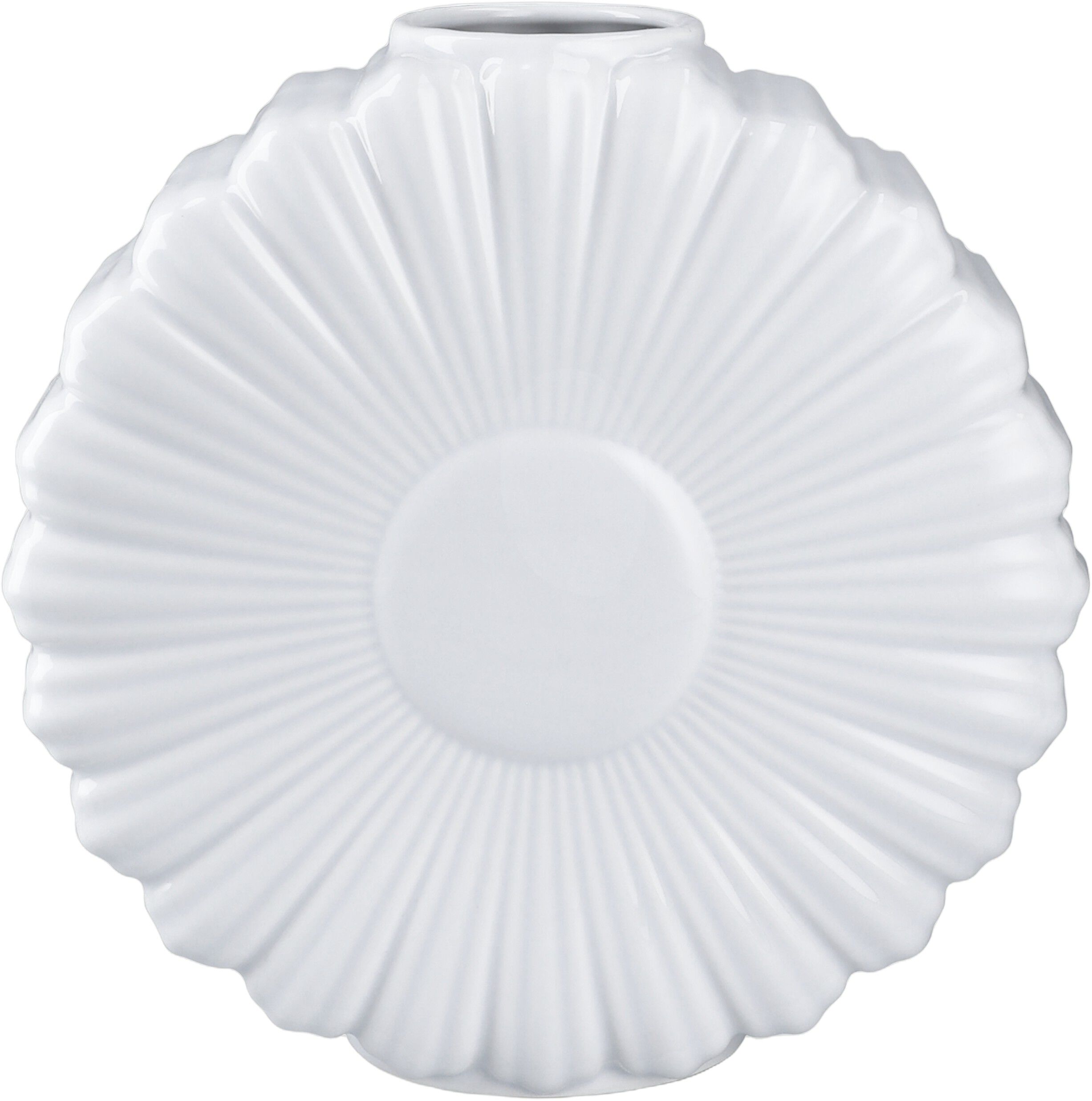 Flower Vase Marguerit H21 cm hvid porcel&aelig;n