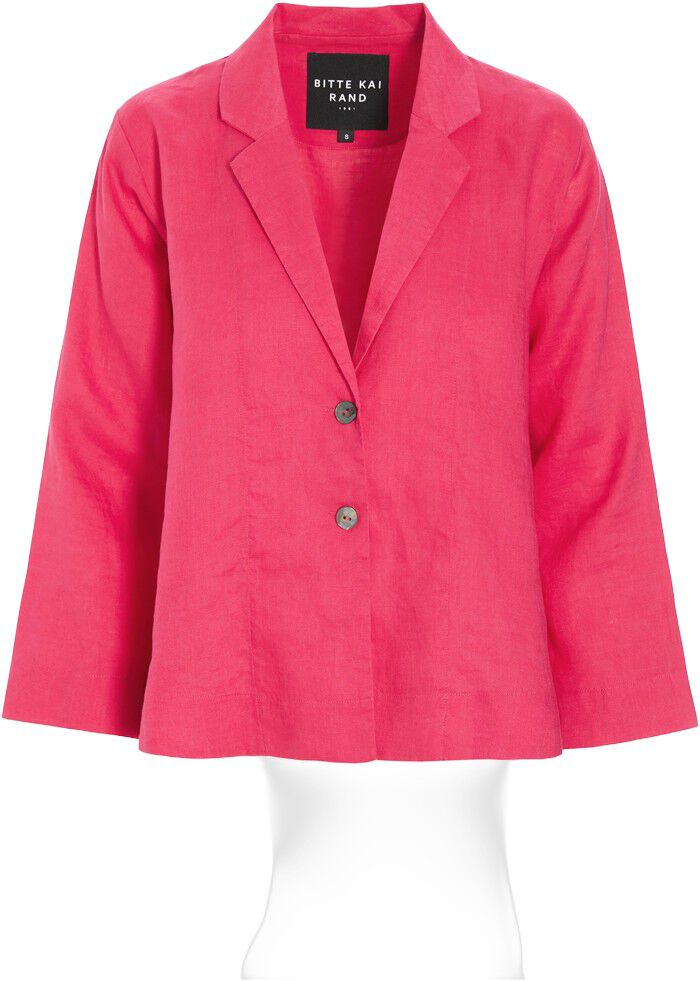 Airy linen a-formet jakke